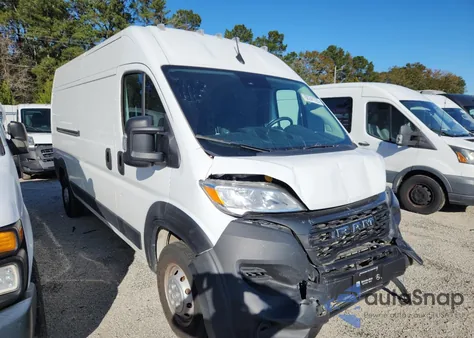 2023 Ram Promaster 2500 2500 High from USA, damaged, VIN 3C6LRVDG1PE589382